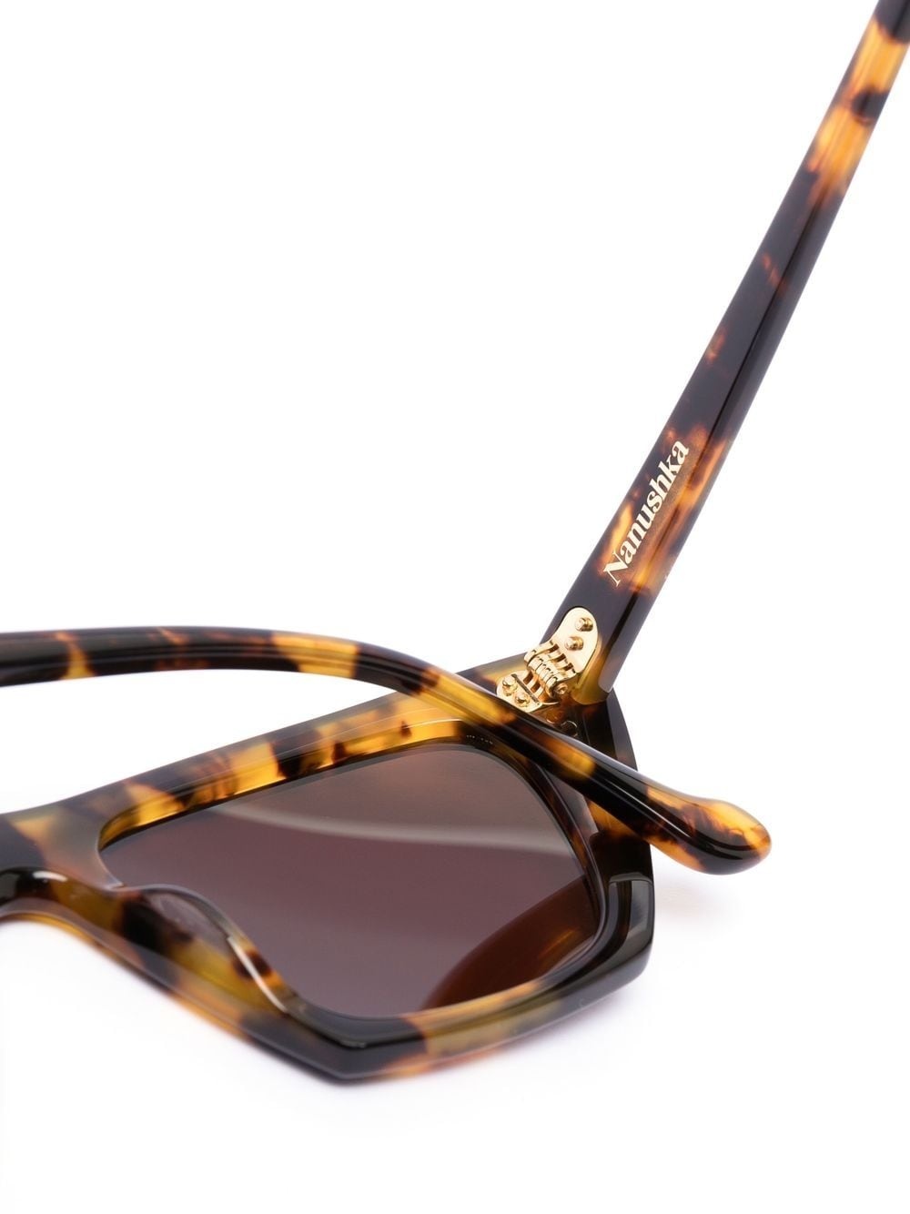 tortoiseshell-frame sunglasses - 3