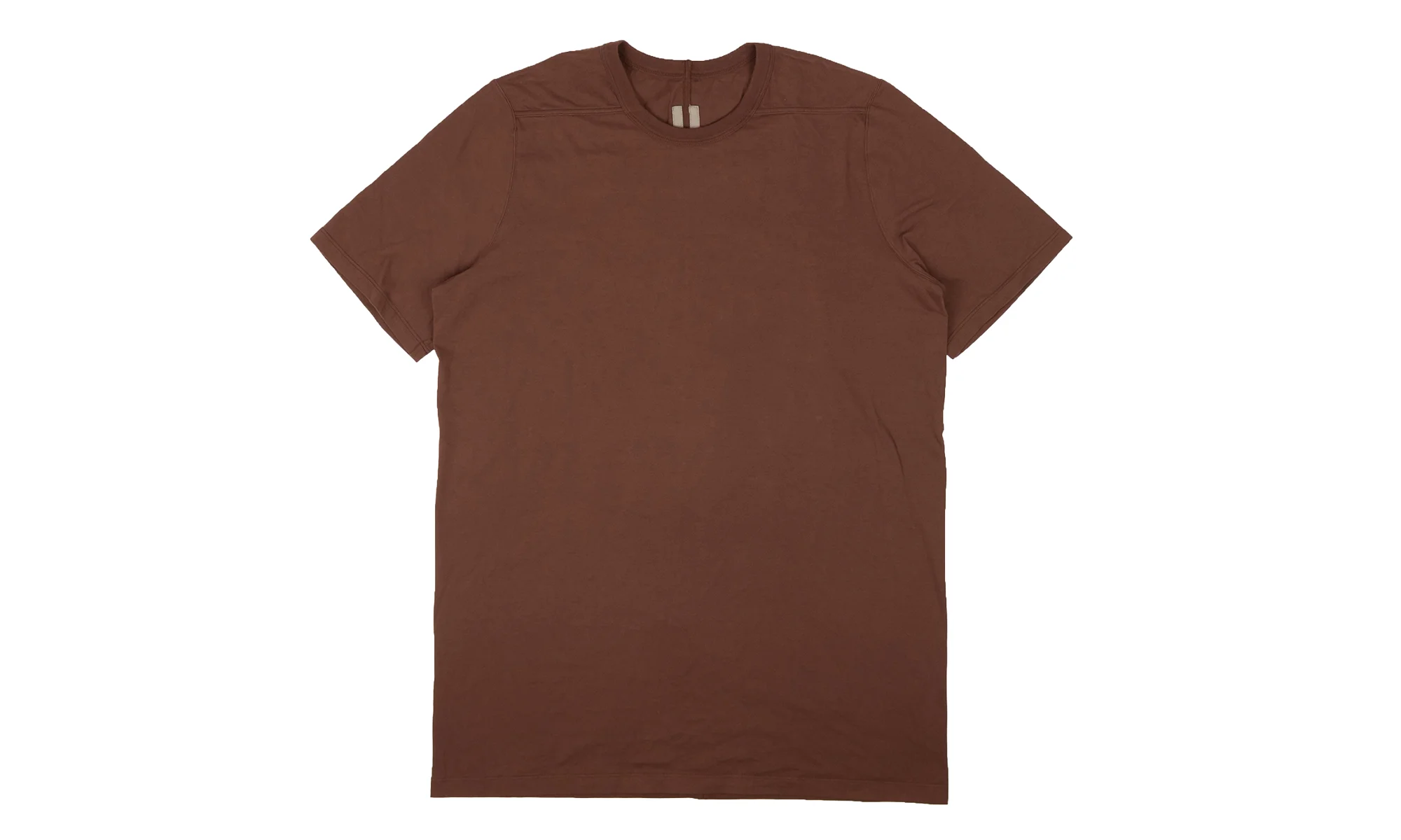 Throat Cotton Level Short Sleeve T-Shirt "Brown" TCLS001 - 1