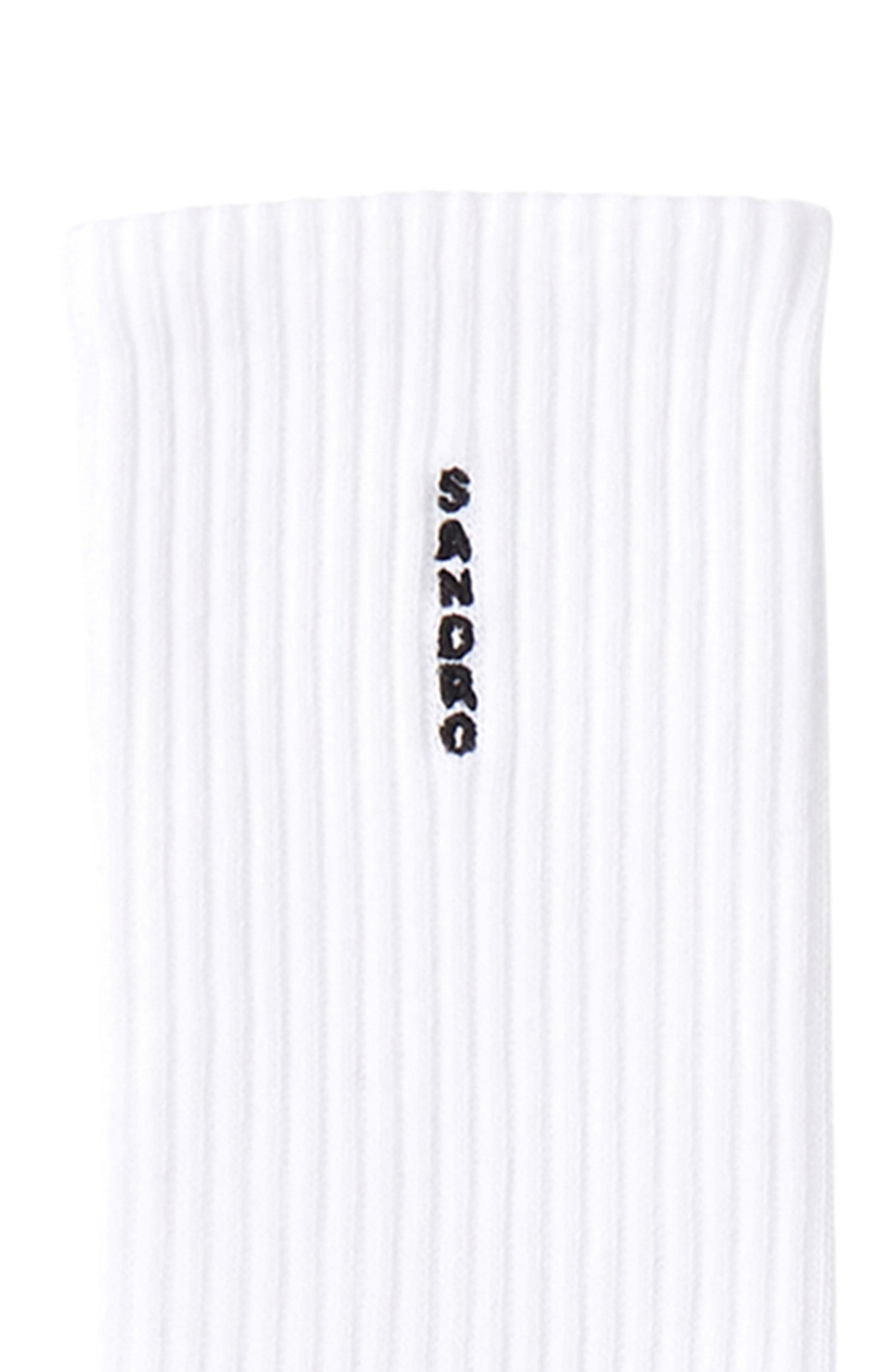 SANDRO Cotton socks in White at Nordstrom - 2