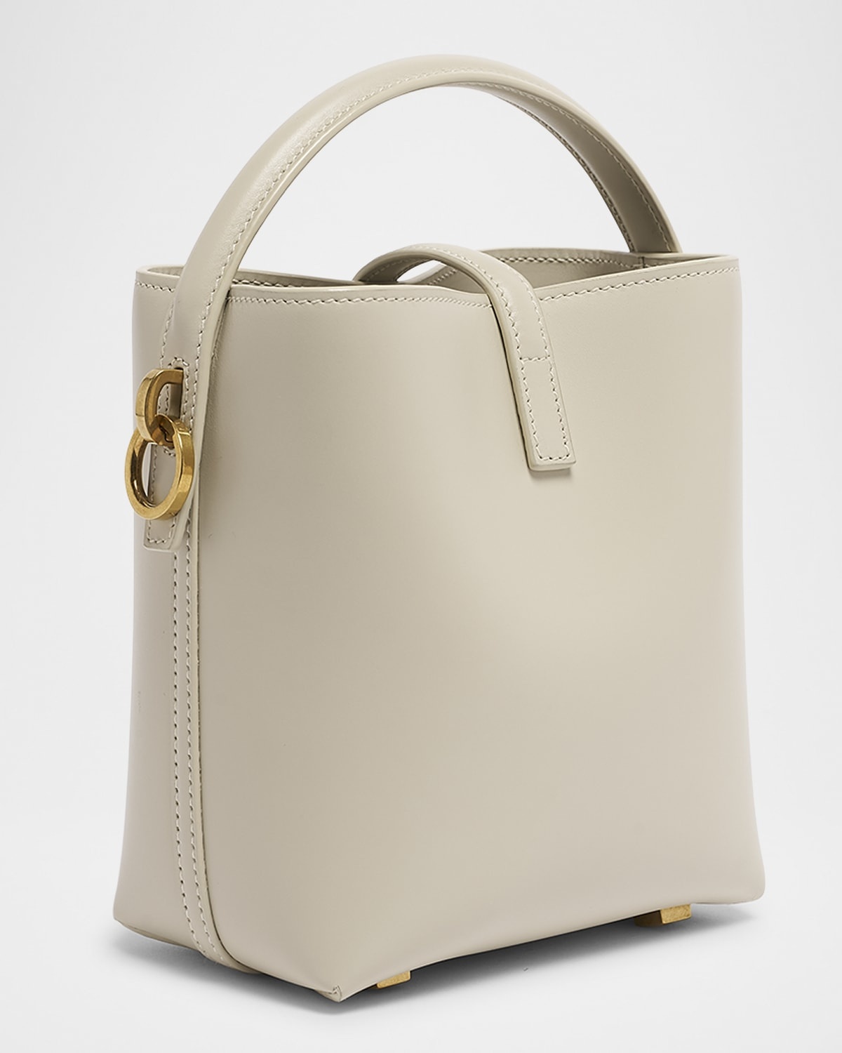 Le 37 Mini YSL Bucket Bag in Smooth Leather - 6