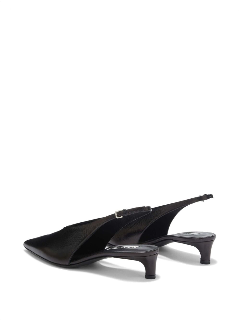 slingback leather pumps - 3
