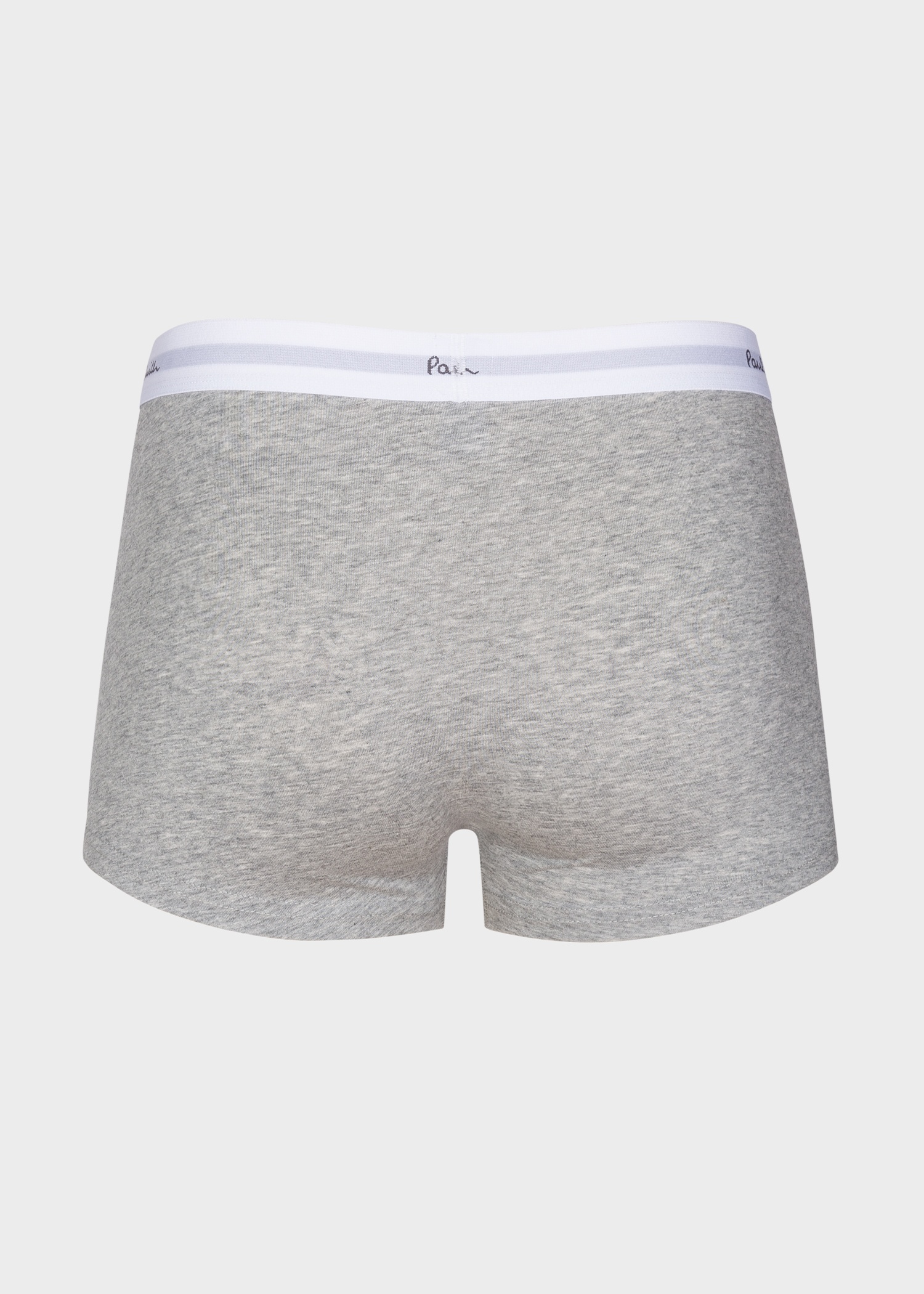 Grey Marl Low-Rise Boxer Briefs Three Pack - 4