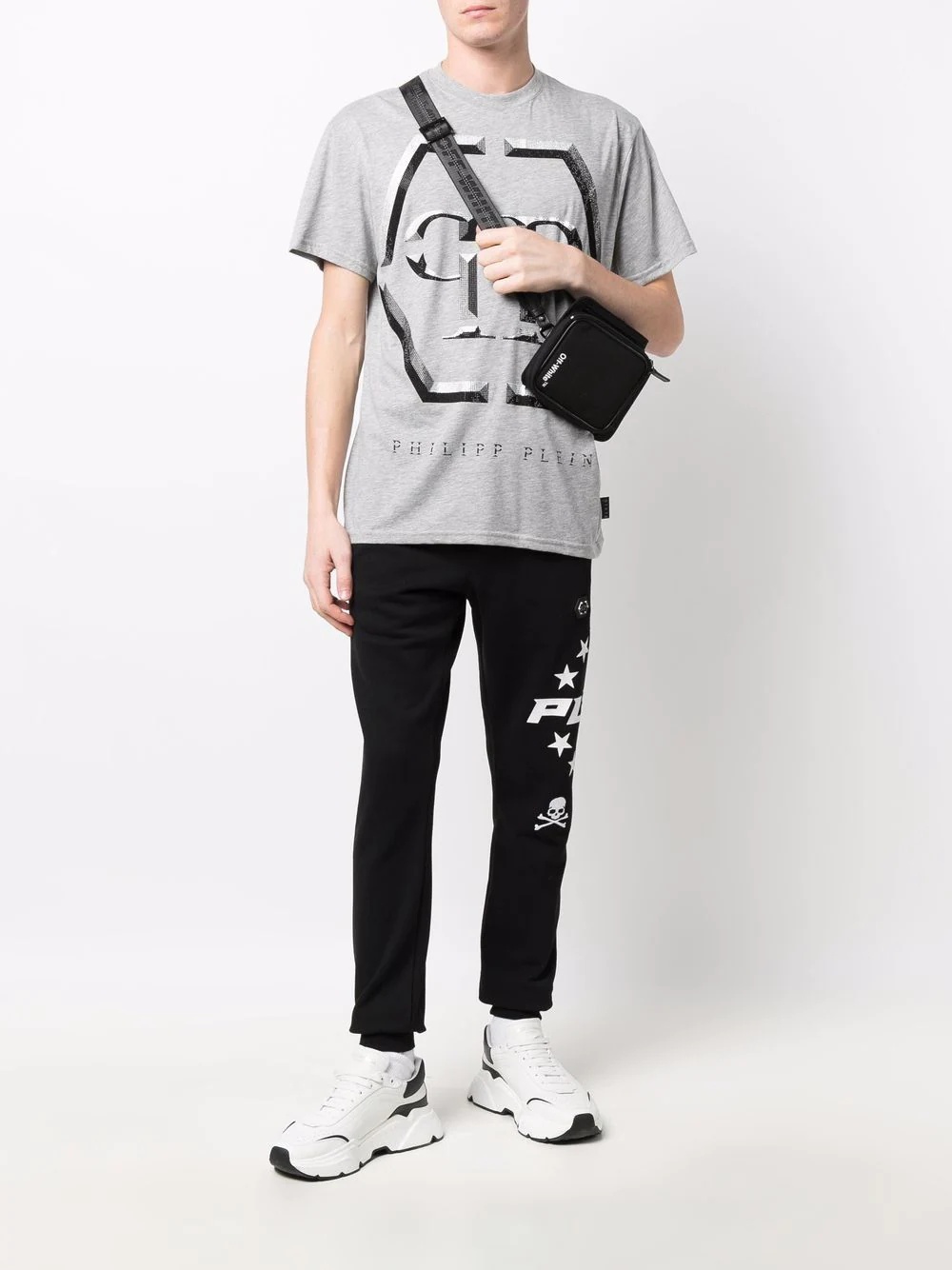 embellished-logo T-shirt - 2