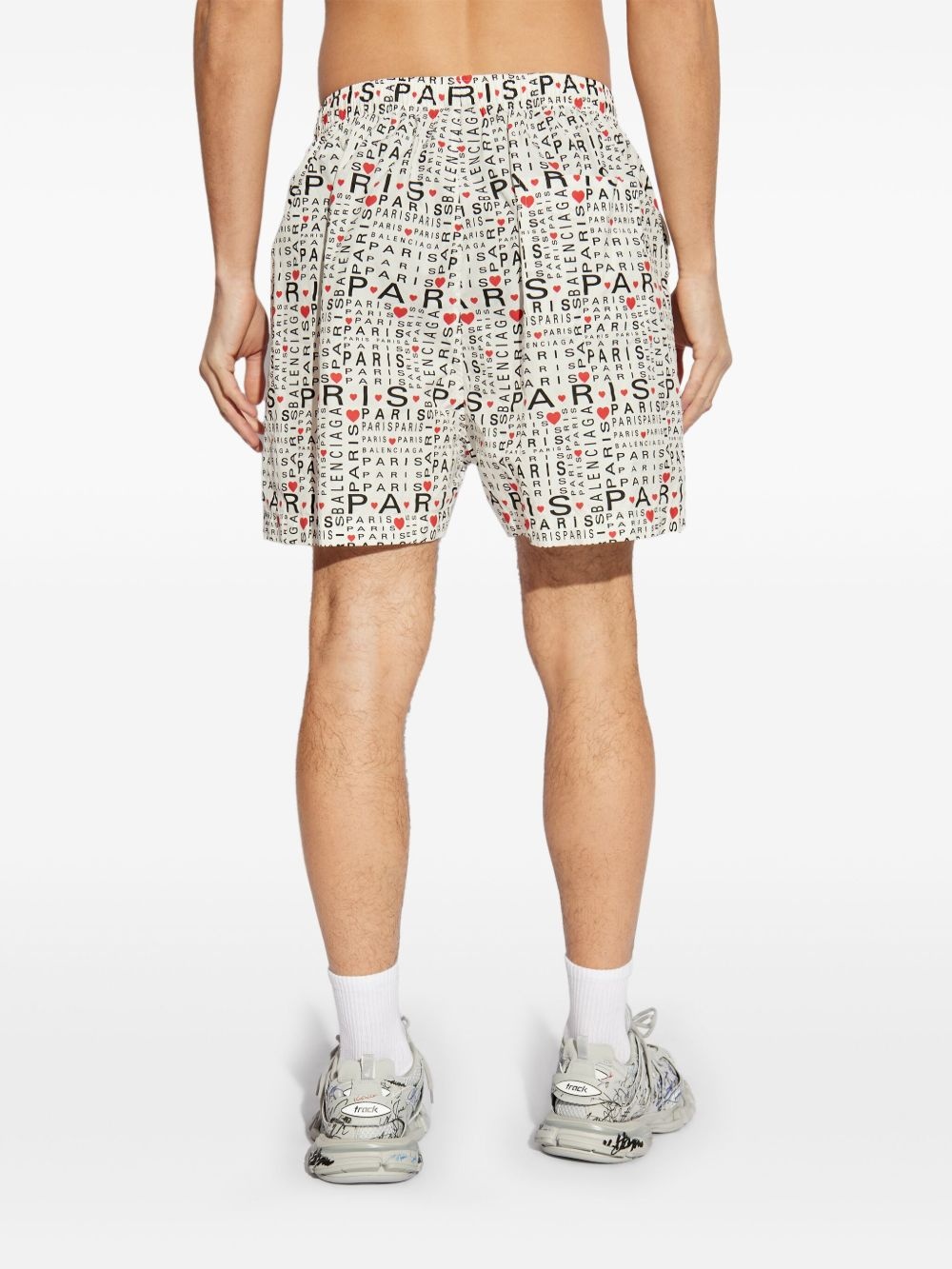 paris-print shorts - 4