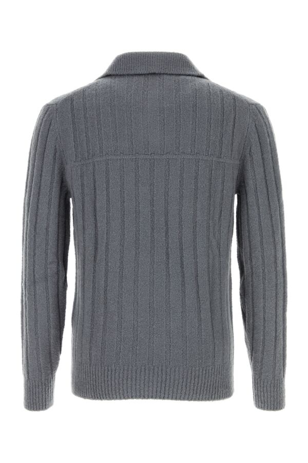 Grey cashmere blend sweater - 2