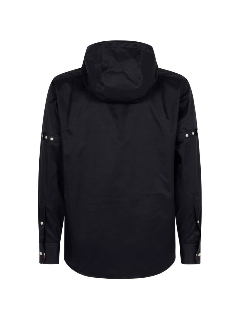 Thom Browne blue hooded jacket outlook