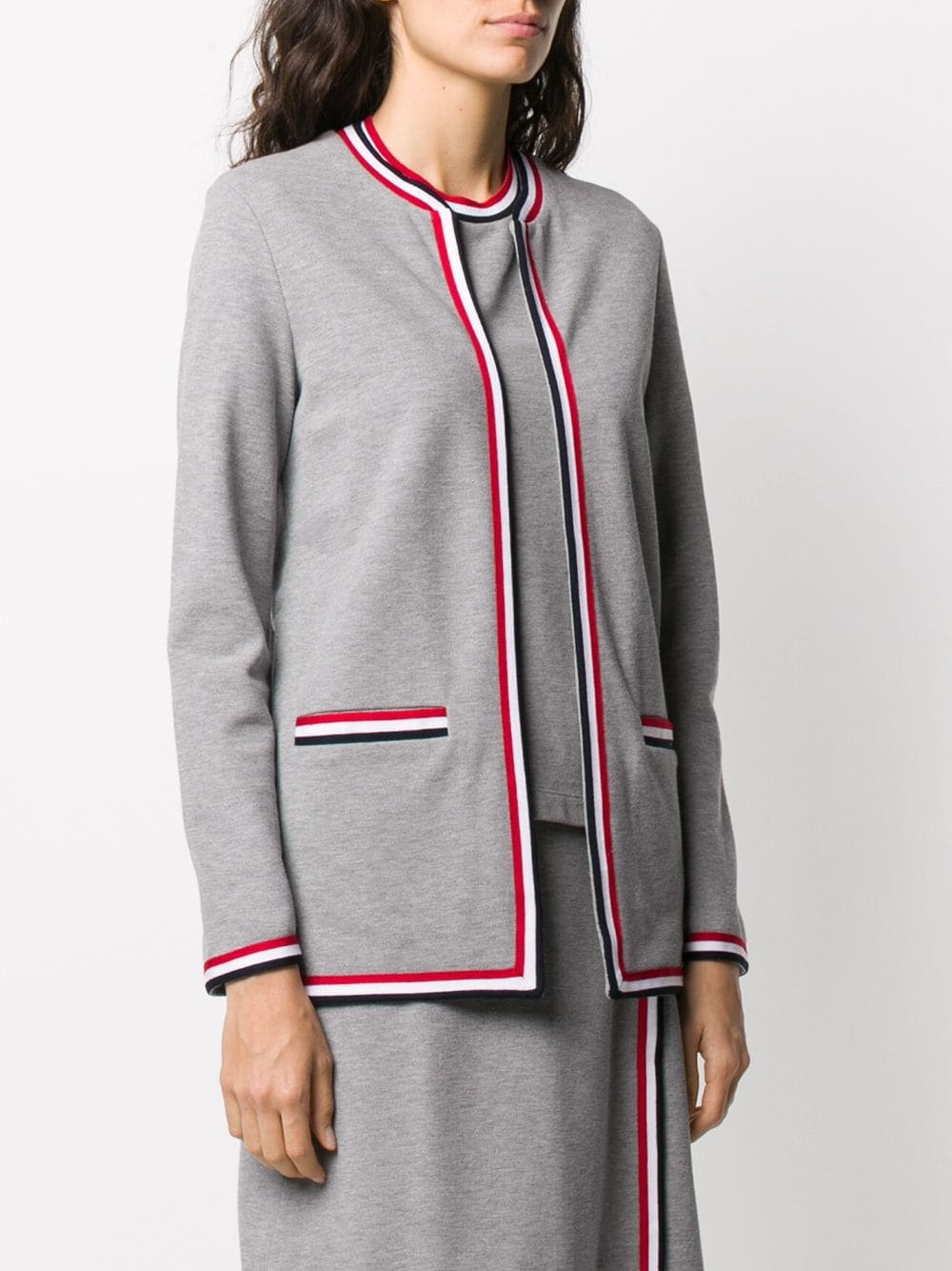 RWB-trim cardi-coat - 3