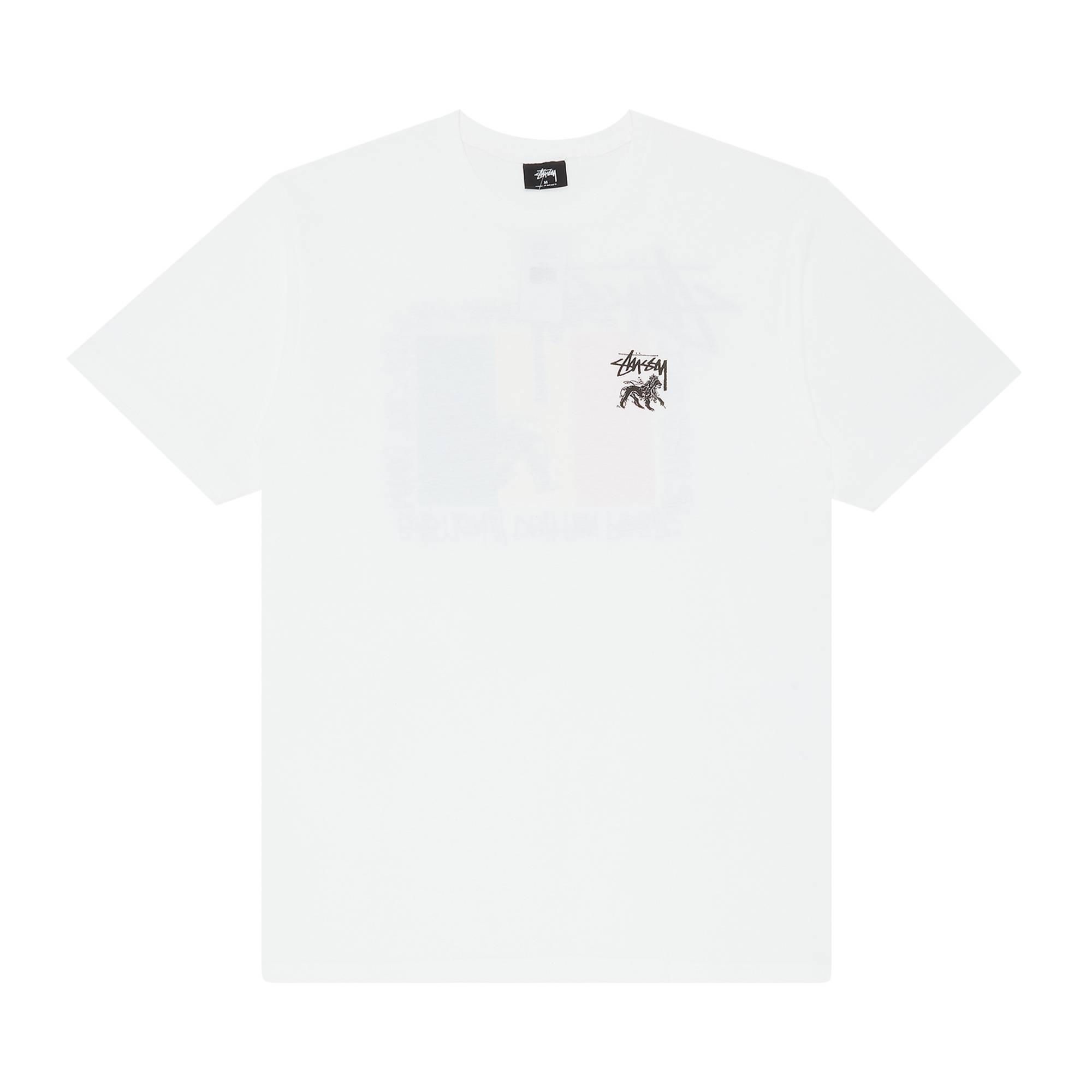 Stussy Rasta Flag Tee 'White' - 1