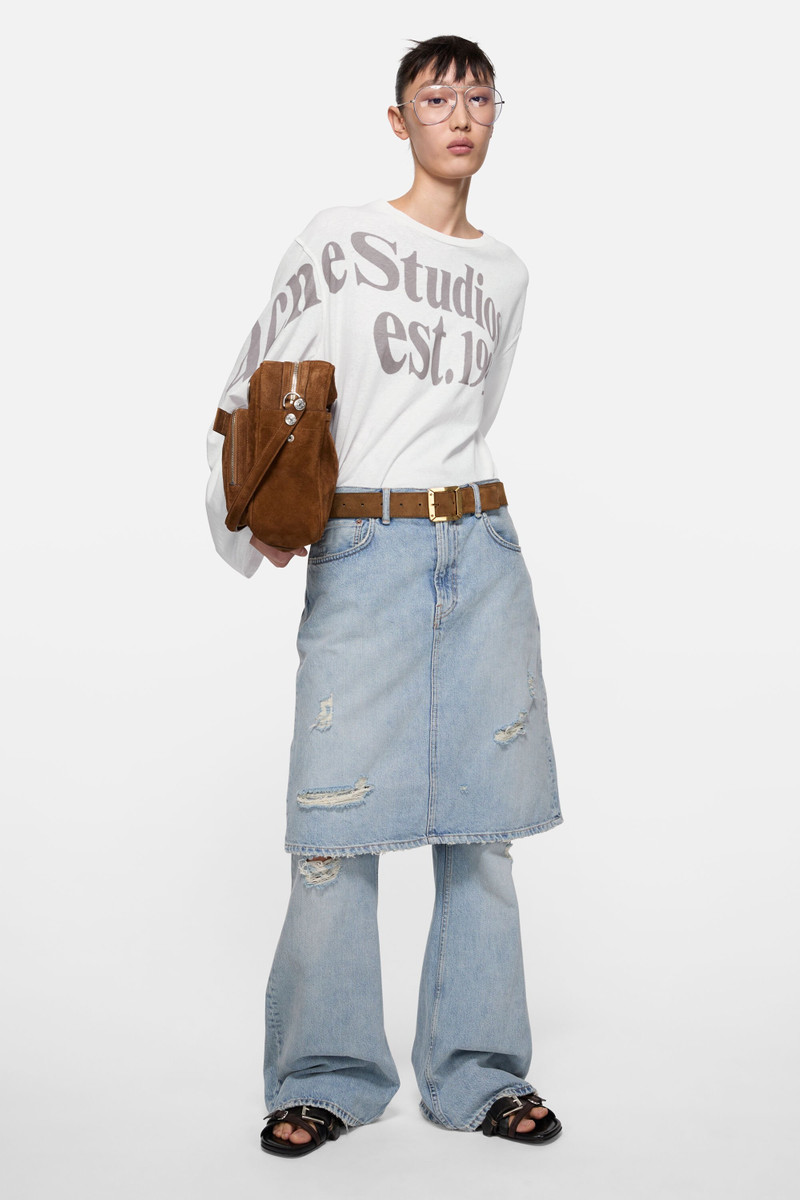 Acne Studios Relaxed fit graphic t-shirt - Off white outlook