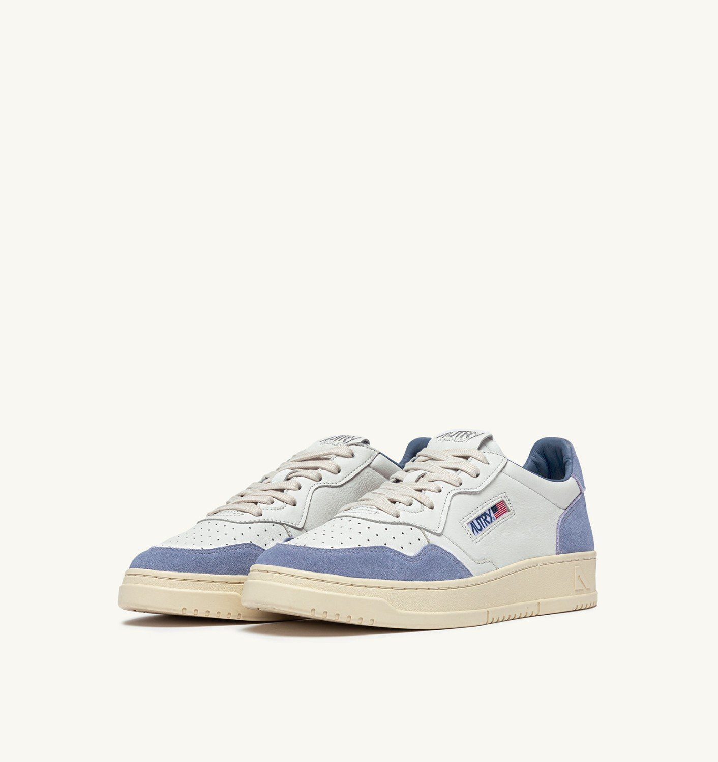 MEDALIST LOW SNEAKERS IN SUEDE AND LEATHER COLOR WHITE AND CLAUDIA - 2