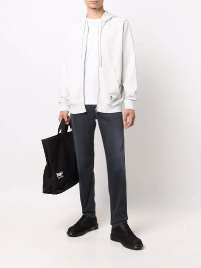 Diesel zip-up cotton hoodie outlook