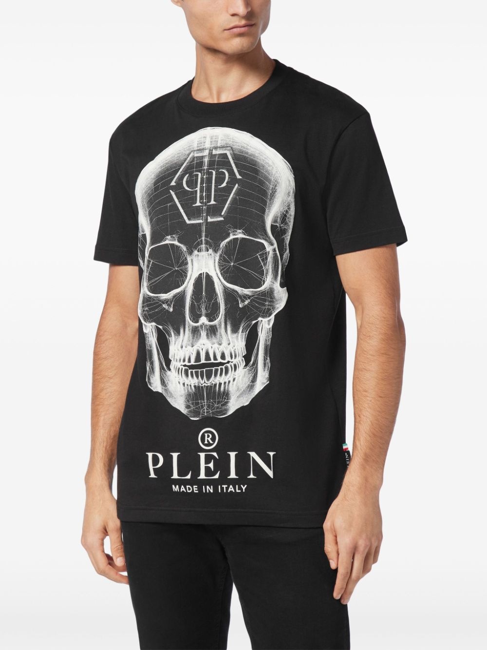 Skull-print cotton T-shirt - 3