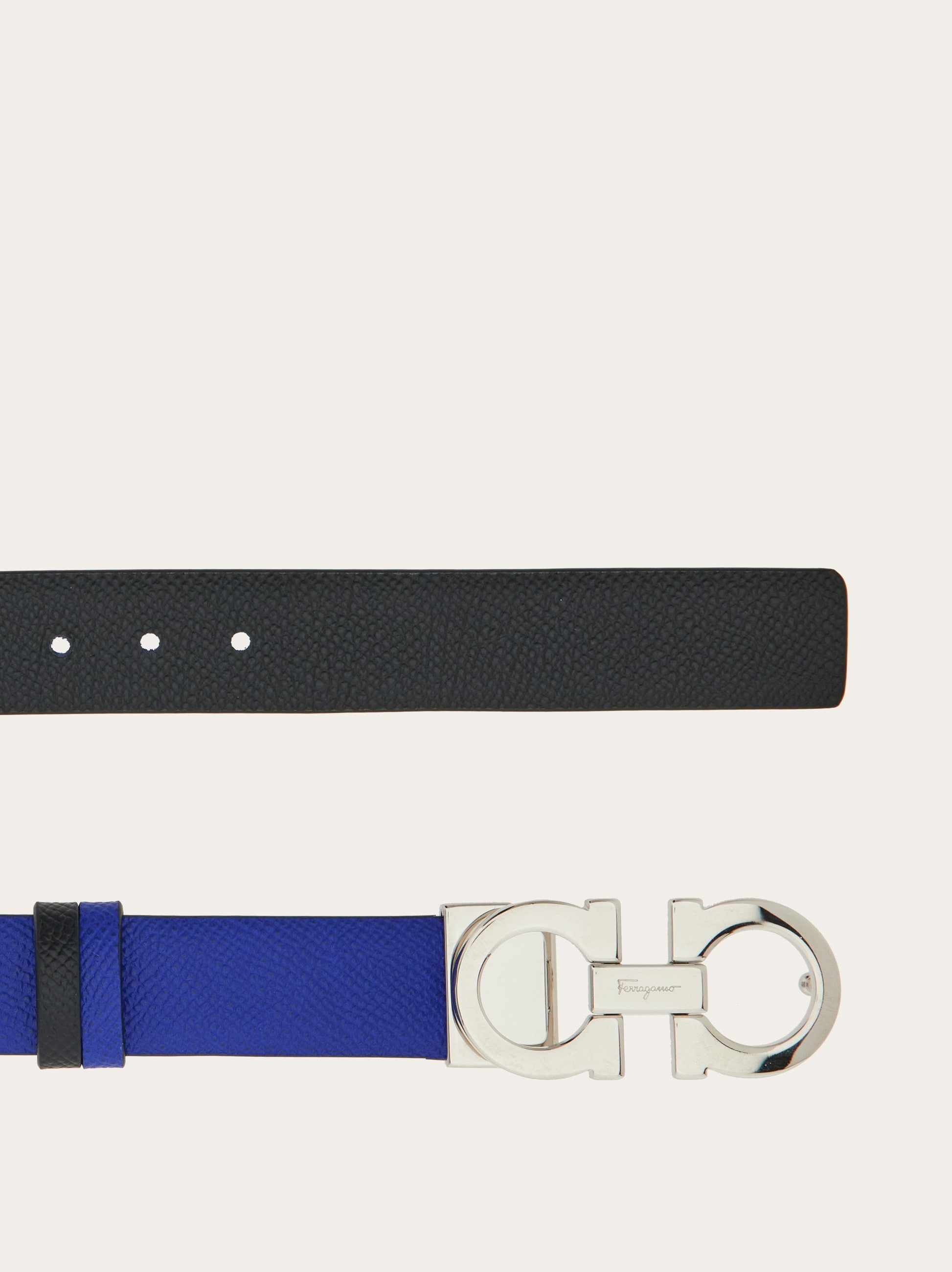 Reversible and adjustable Gancini belt - 2
