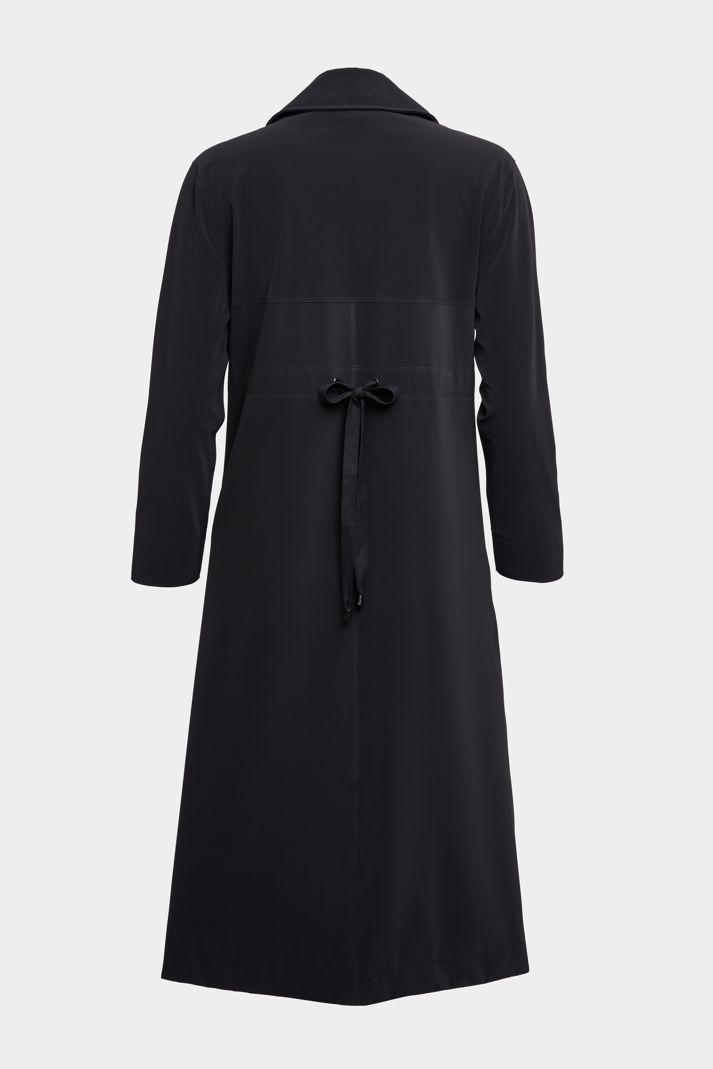Hornstull Matte Long Raincoat Black - 5