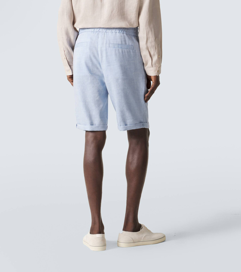 Linen and wool Bermuda shorts 4