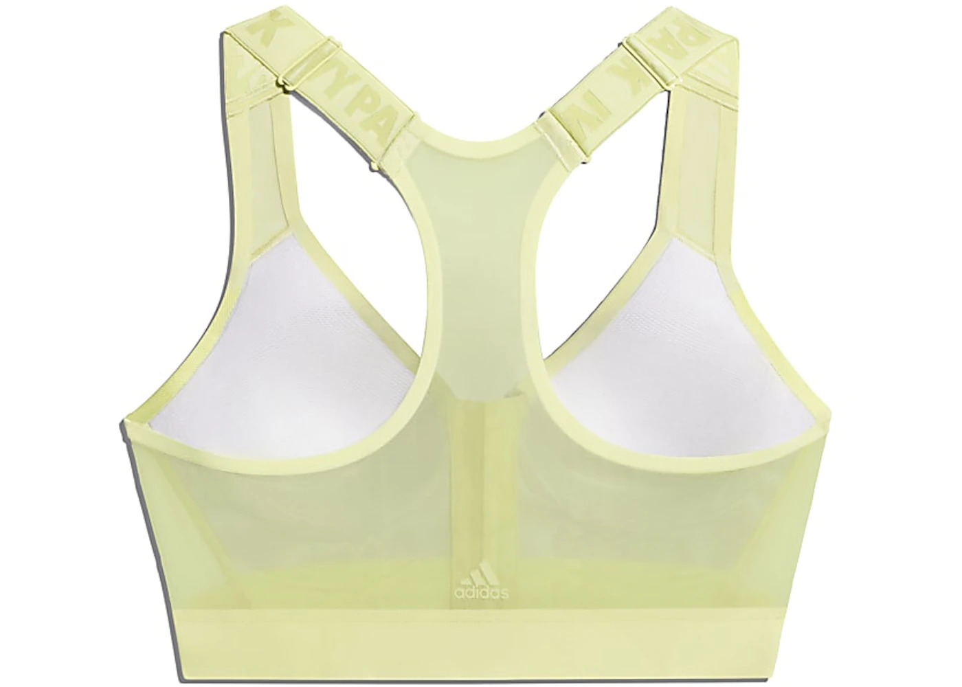adidas Ivy Park Medium Support Zip Bra Yellow Tint - 2