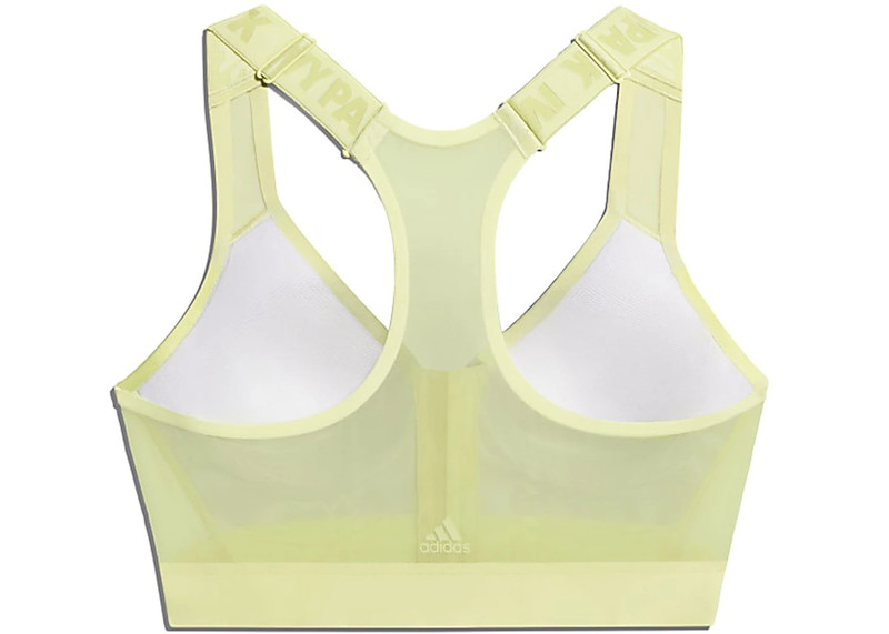 adidas adidas Ivy Park Medium Support Zip Bra Yellow Tint outlook