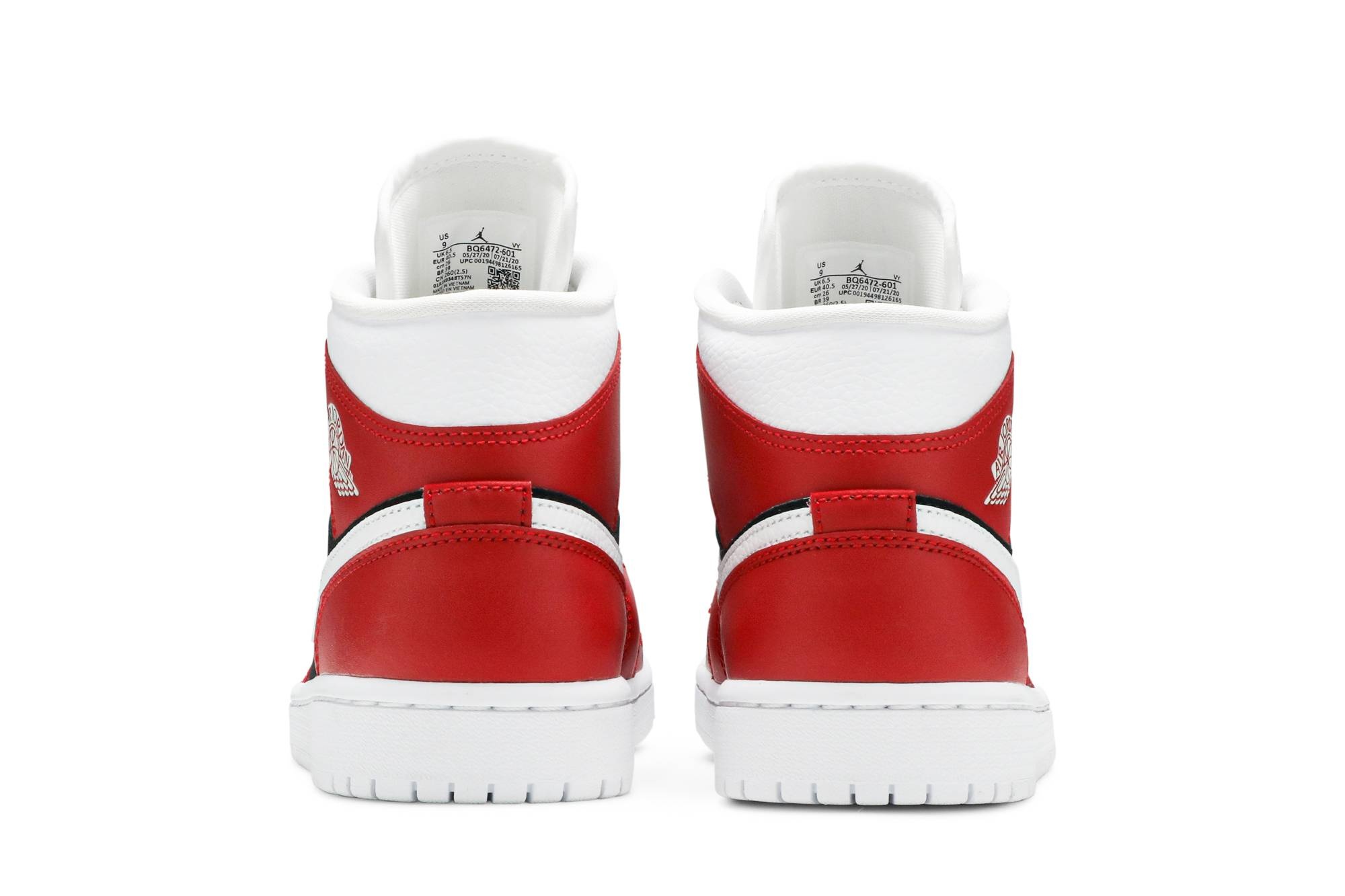 Wmns Air Jordan 1 Mid 'Gym Red Black' - 6