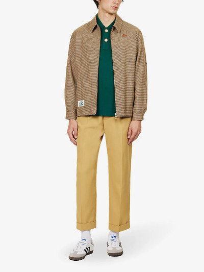 LACOSTE Le FLEUR* x Lacoste pleated regular-fit woven trousers outlook