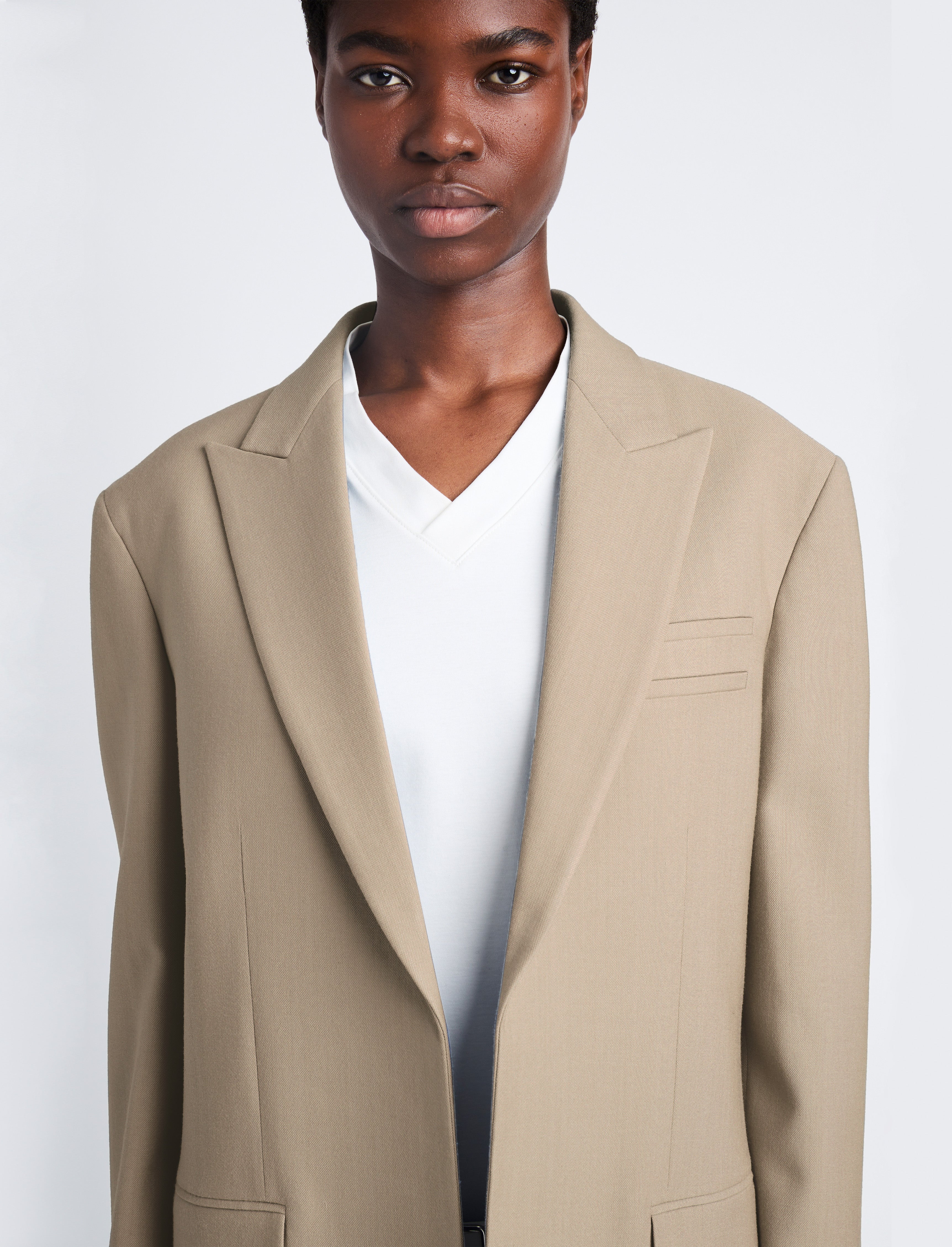 Devon Jacket in Viscose Wool - 5