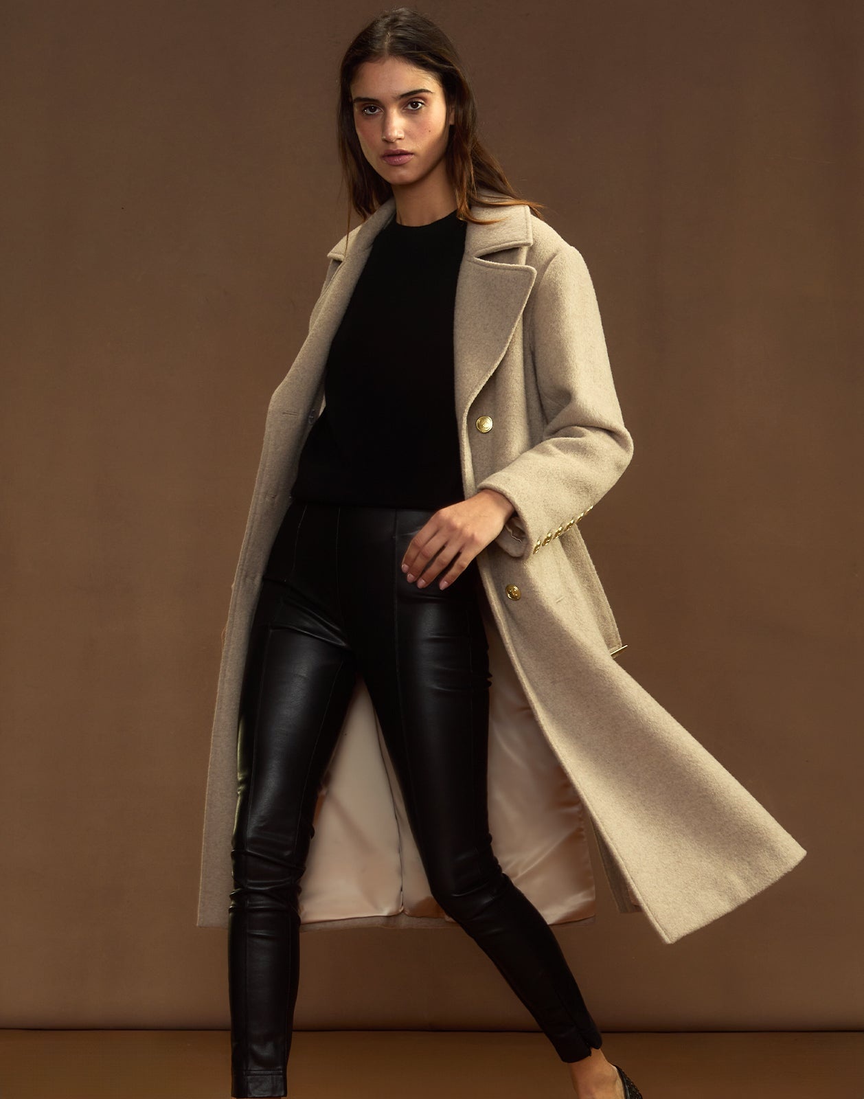 Noa Wool Cocoon Coat - 6
