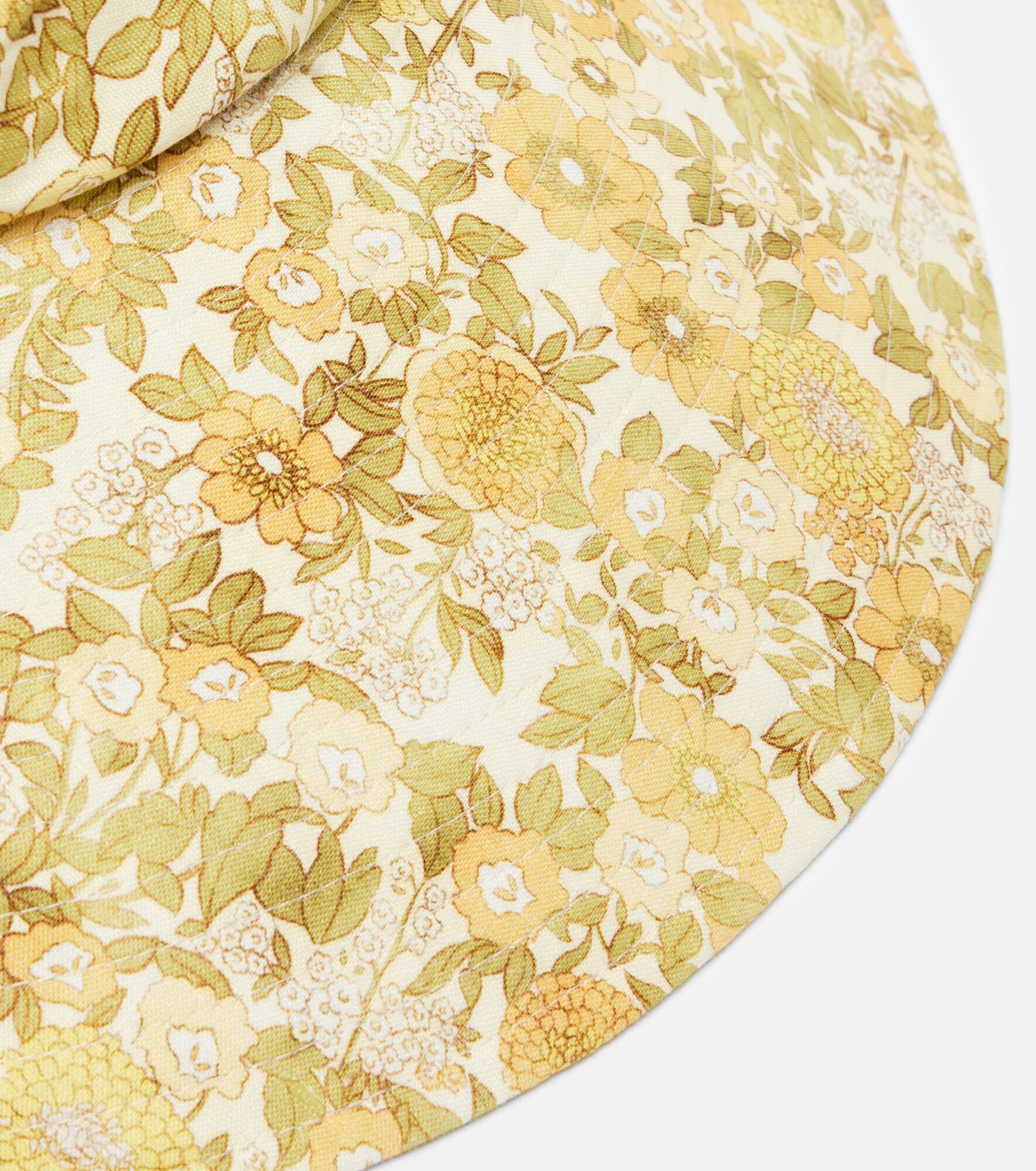 Gabriella floral linen sun hat - 3