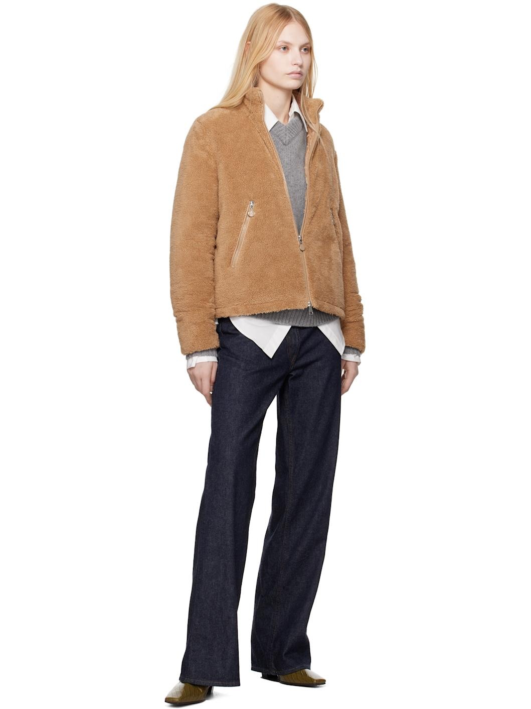 Tan Polignac Teddy Down Jacket - 5