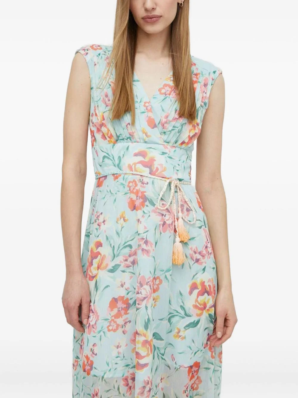 floral tassel dress - 1