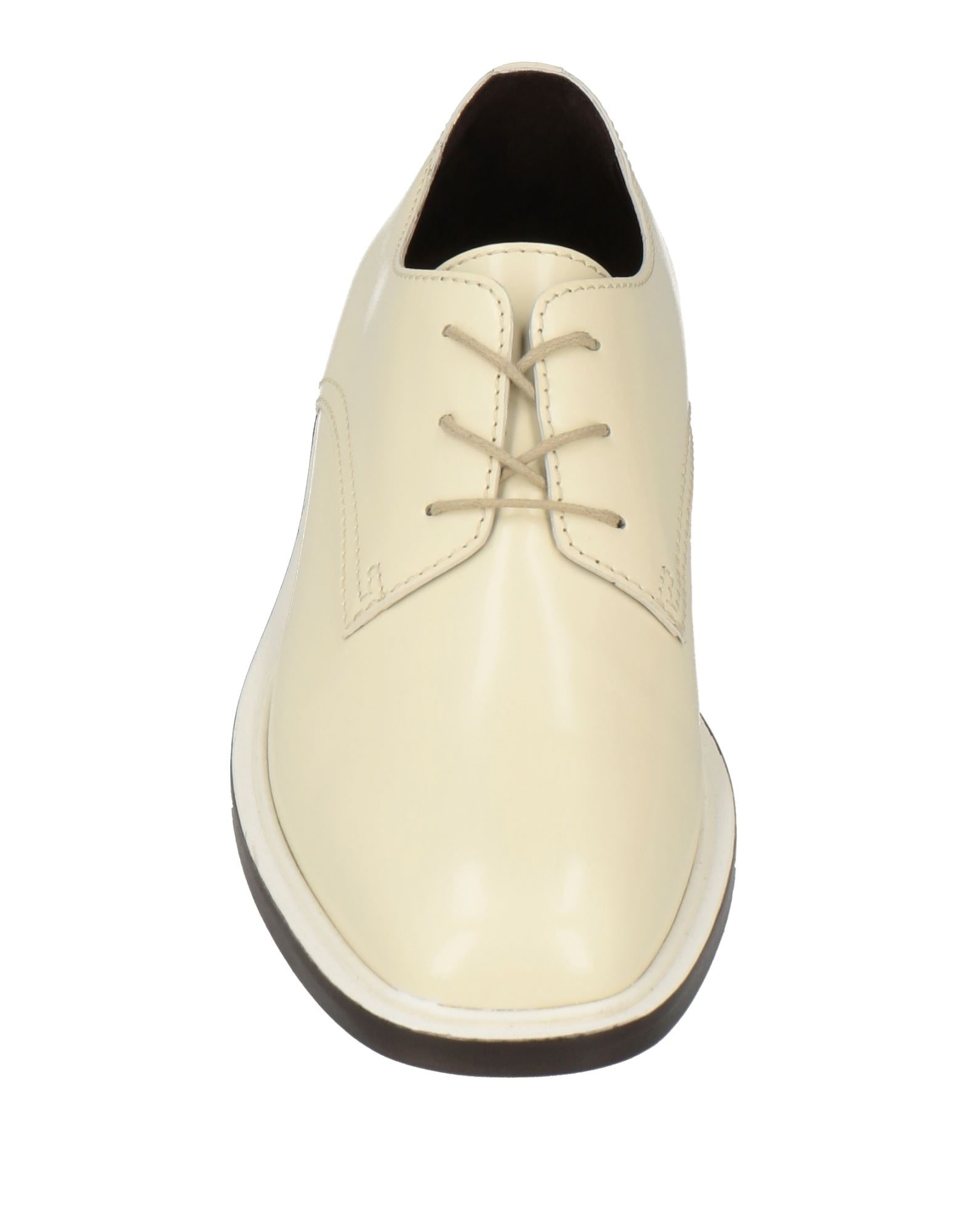 Cream Women's Laced Shoes - 4