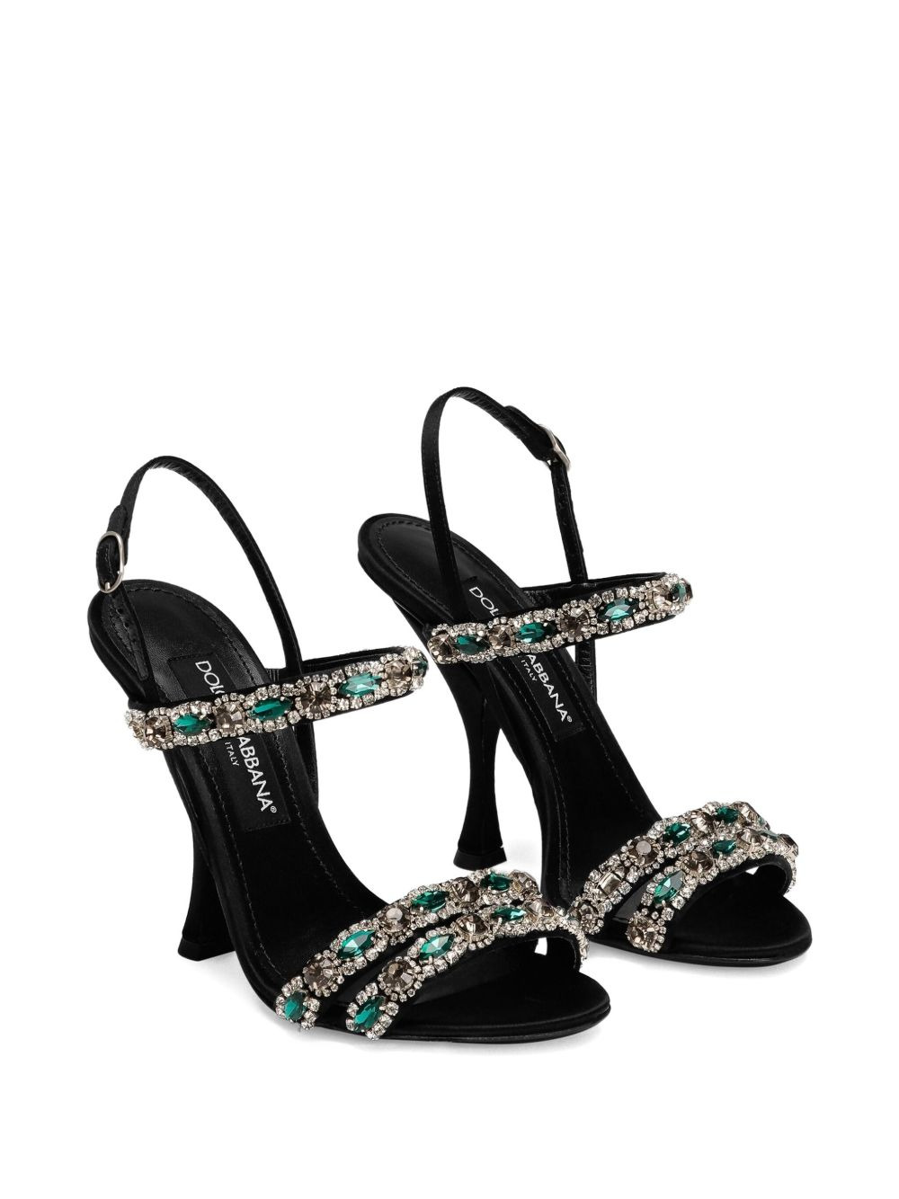 crystal-embellished sandals - 4