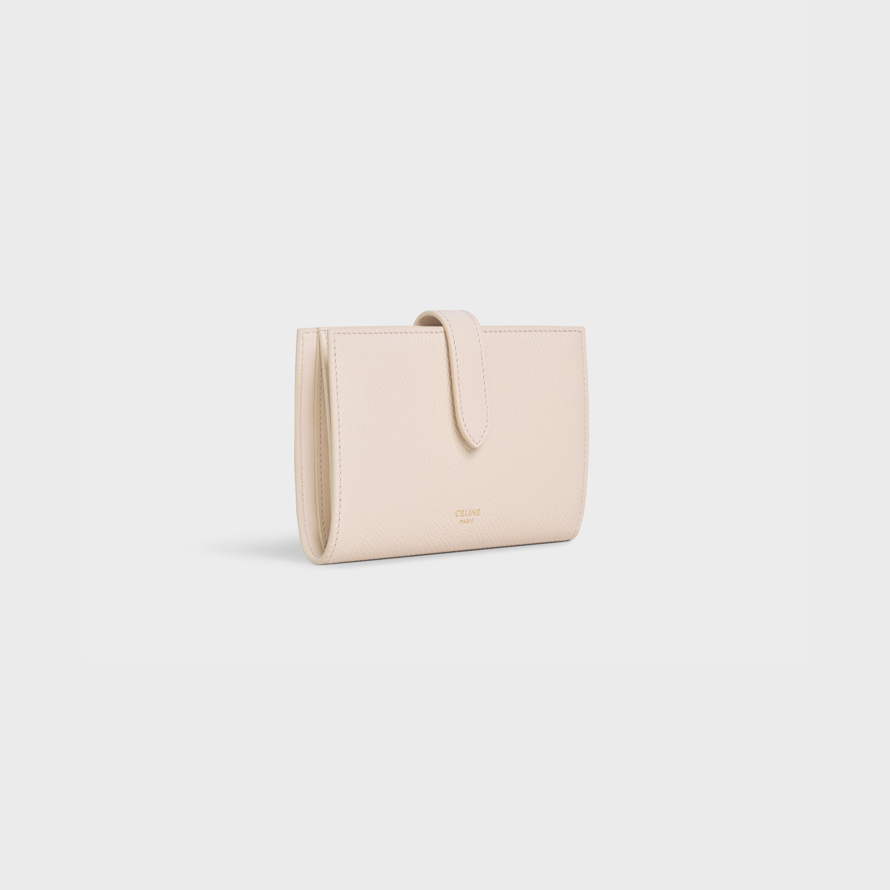 MEDIUM STRAP WALLET IN GRAINED CALFSKIN - 2