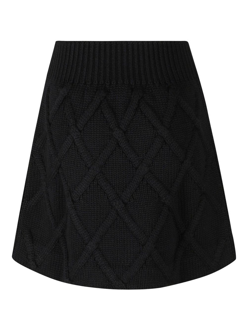 Jil Sander wool mini skirt outlook