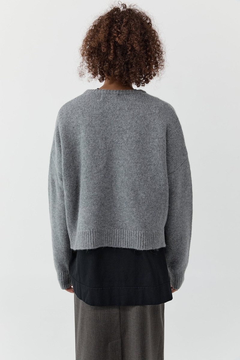 Cropped Sweater - Concrete 5