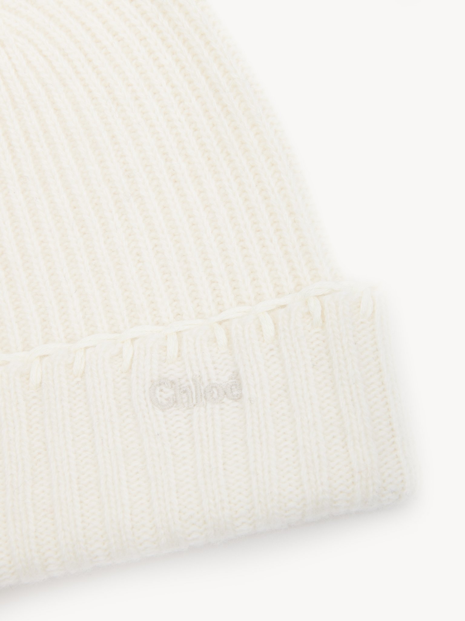 RIBBED KNIT BEANIE - 3