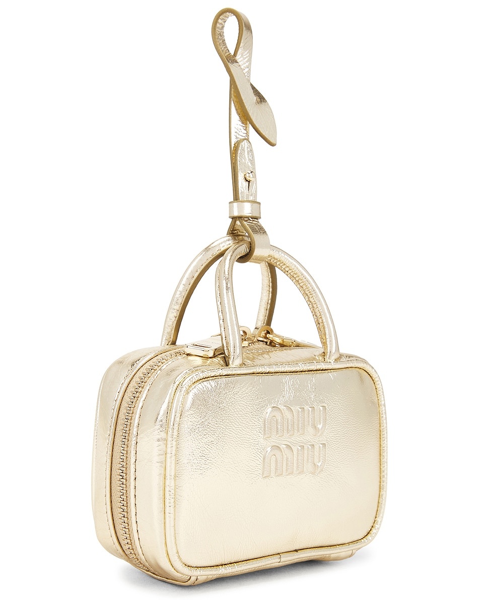 Nappa Laminata Contenitori Bag Charm - 3