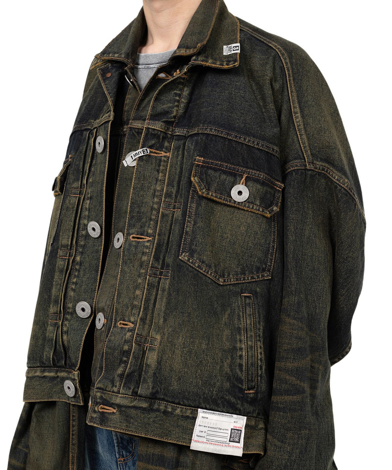Front Layered Denim Jacket 18