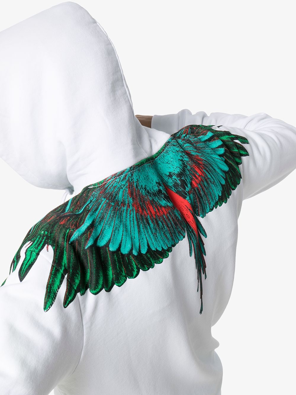 Wings print hoodie - 5