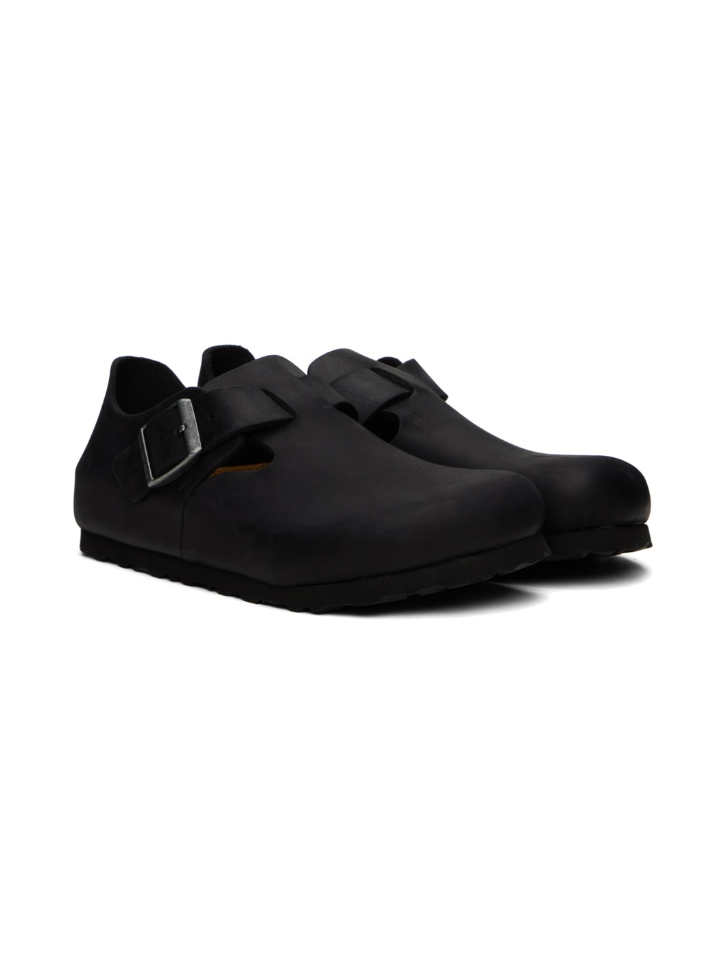 Black Regular London Loafers - 4