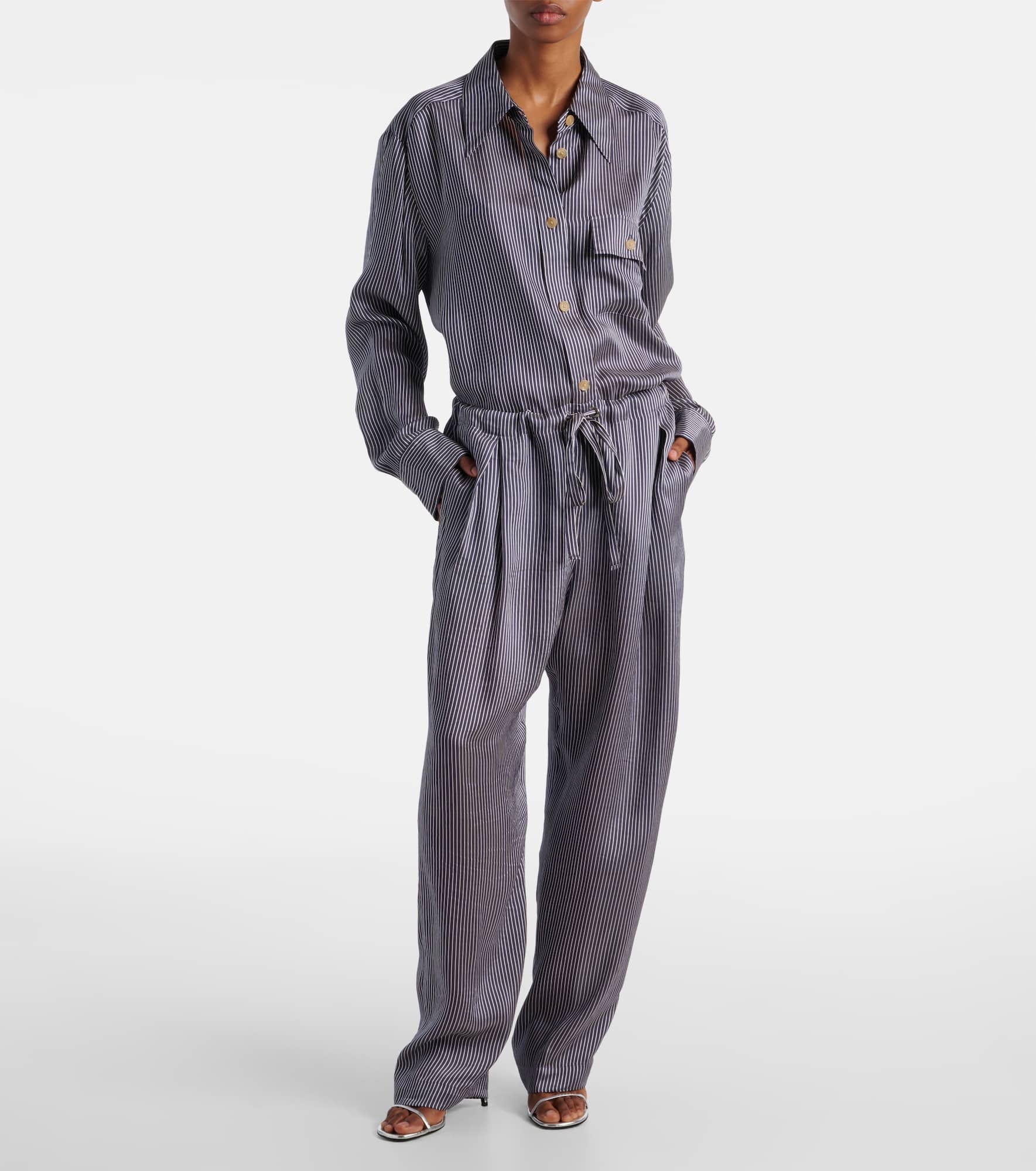 Trenton striped straight pants - 2