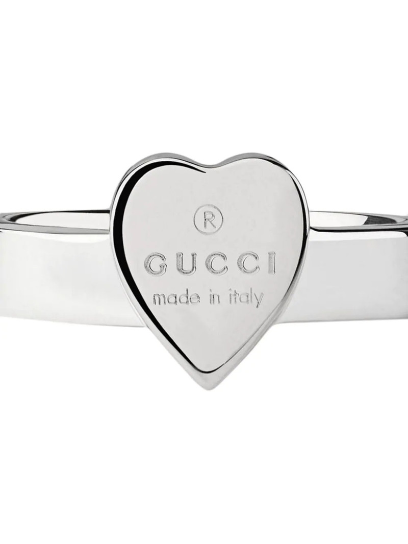 GUCCI Heart ring with Gucci trademark outlook