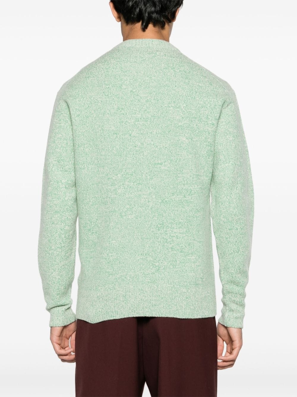 marl-knit wool blend jumper - 4