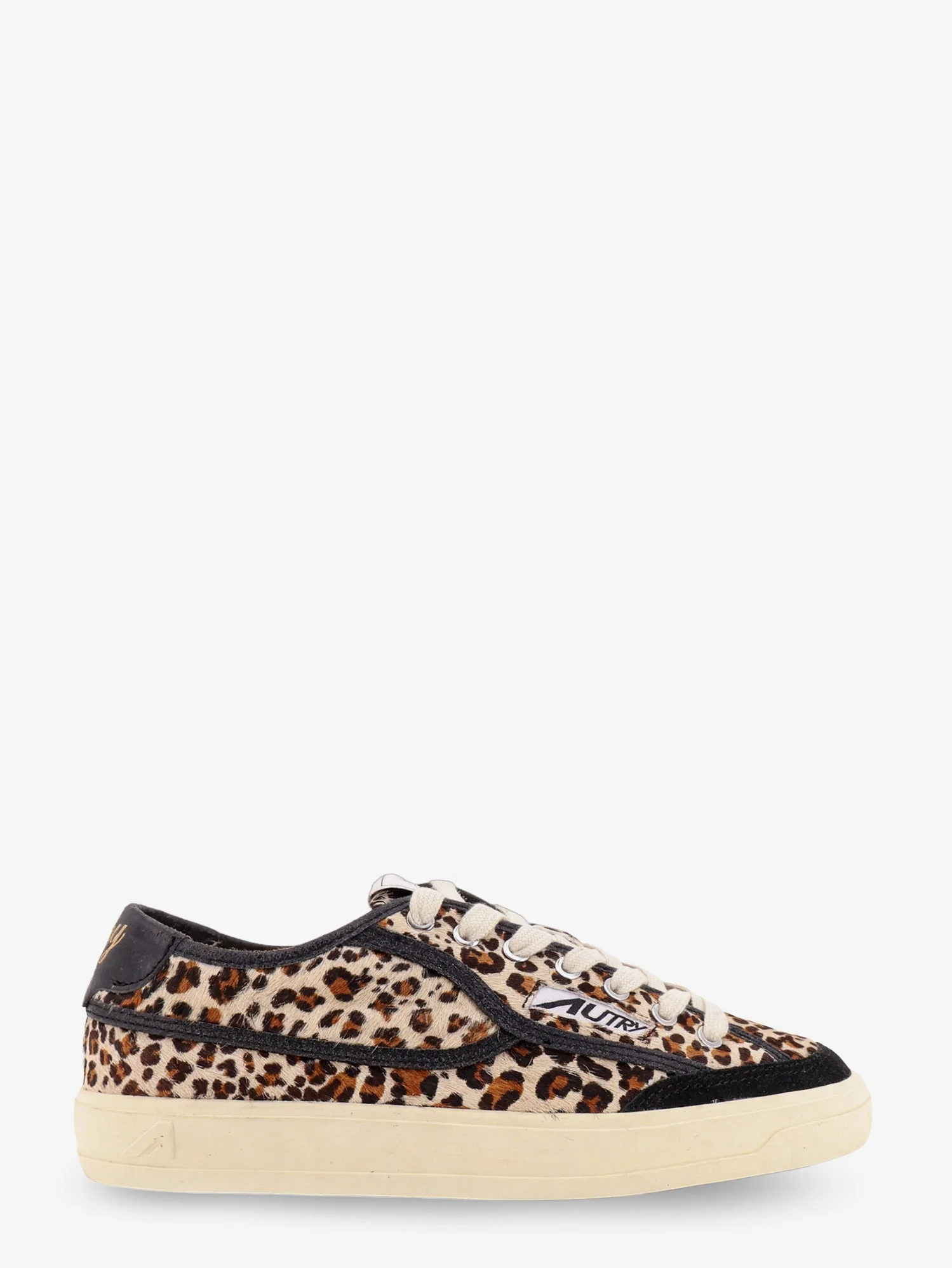 Autry Windscape Low Pony Hair Sneakers Animal Print - 1