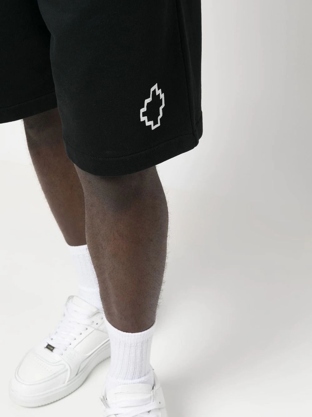 logo-print detail bermuda shorts - 5