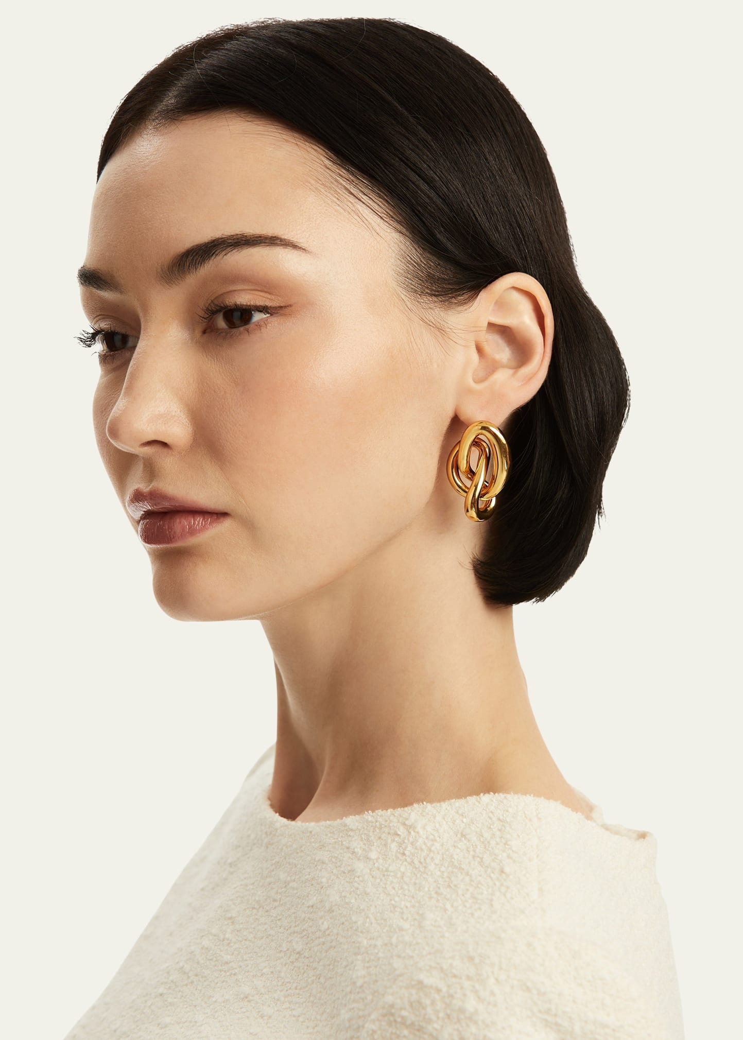 Twisted Knot Stud Earrings - 2