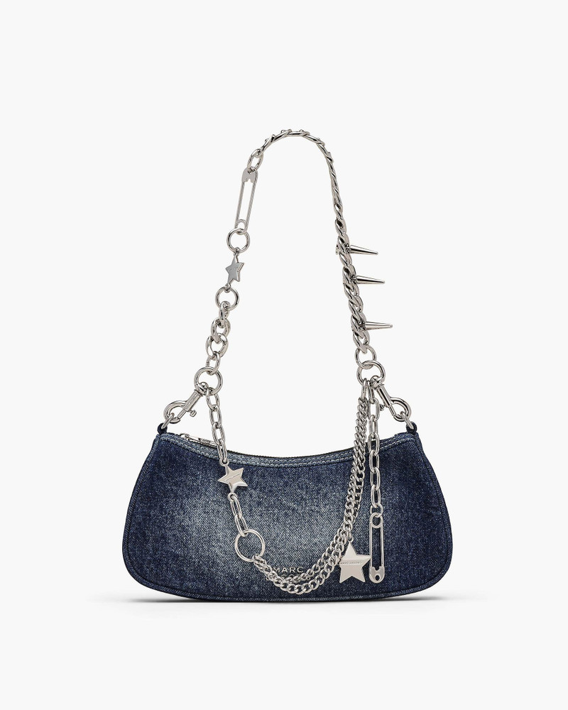 THE FADED DENIM CHARM SHOULDER BAG 1