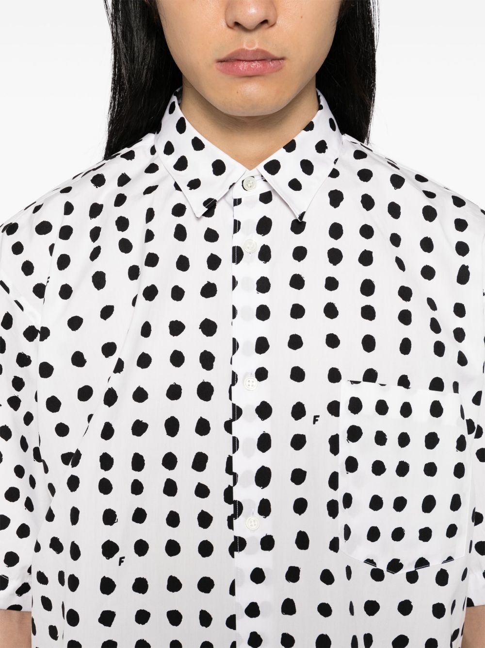 Filip Pagowski polka-dot shirt - 5