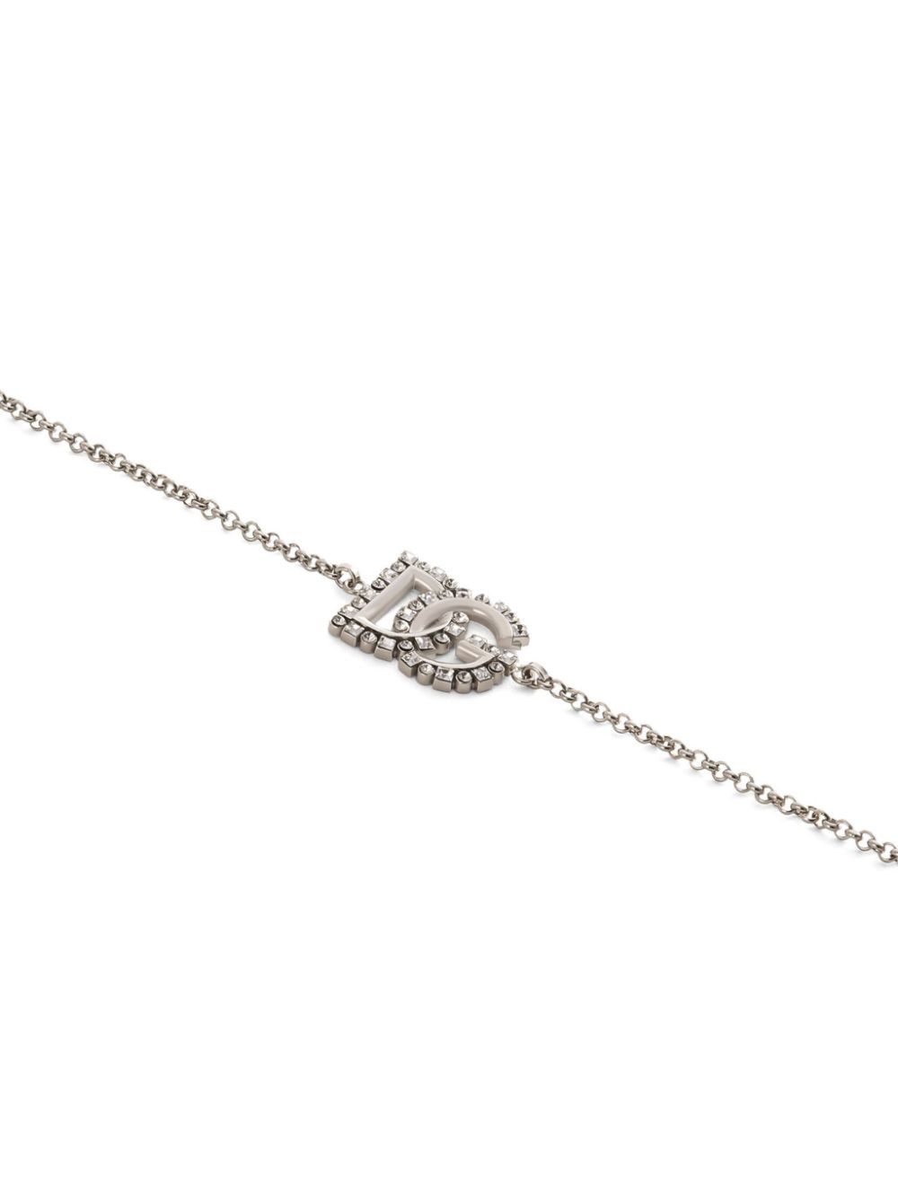 DG-logo fine-link bracelet - 2
