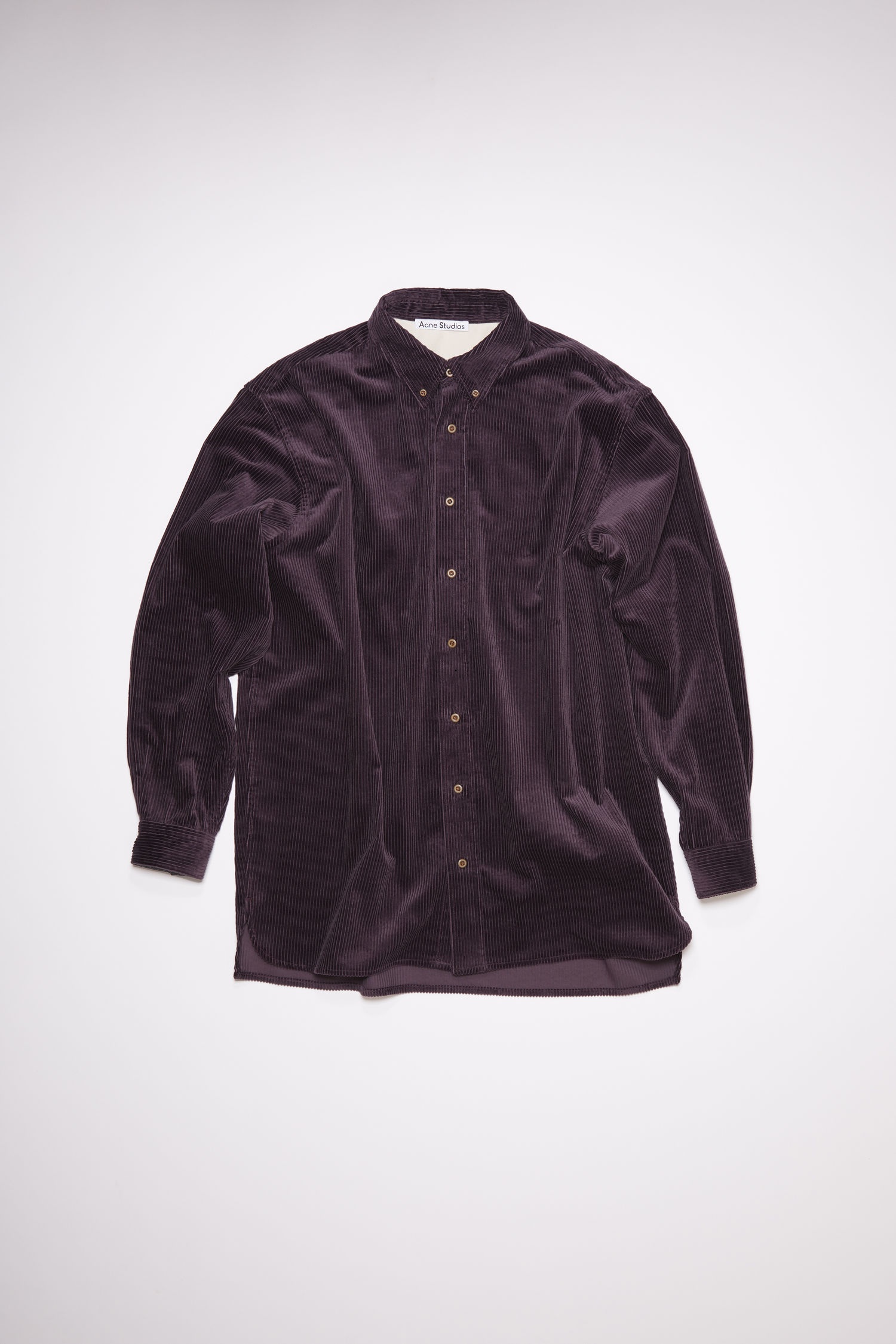 Corduroy shirt - Aubergine purple - 4
