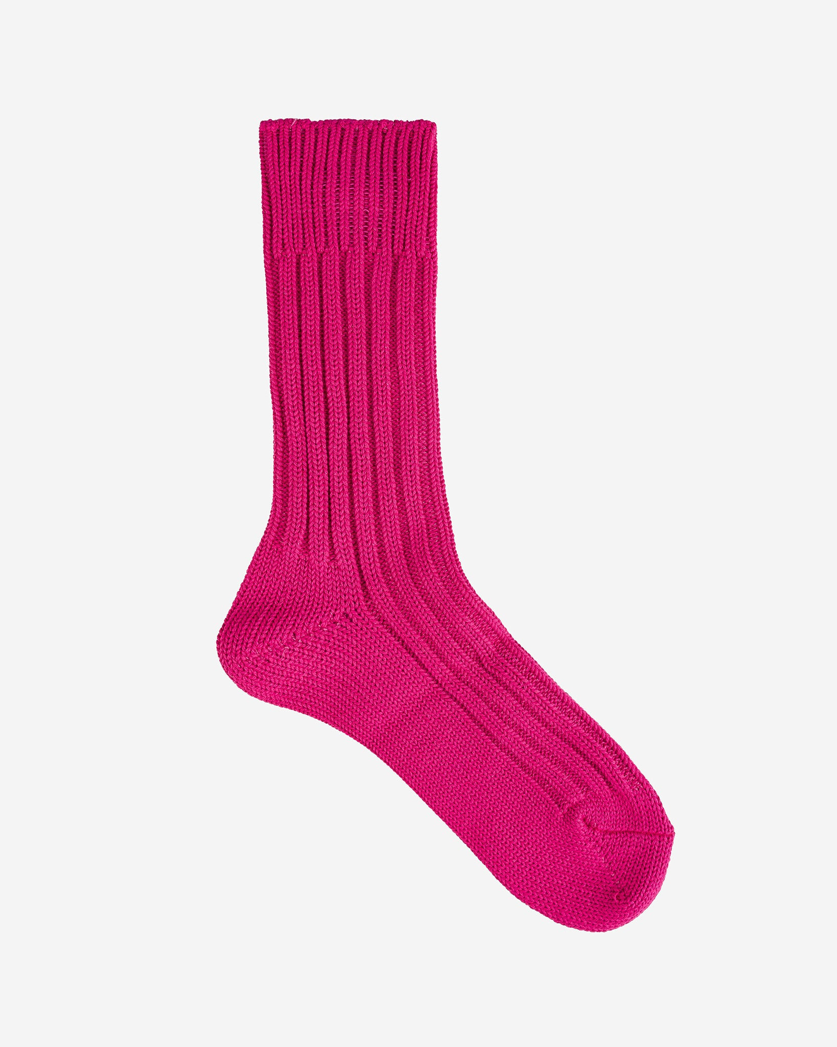 DEC-CAS-PNK Decka Cased Heavyweight Plain Socks - Pink - 3