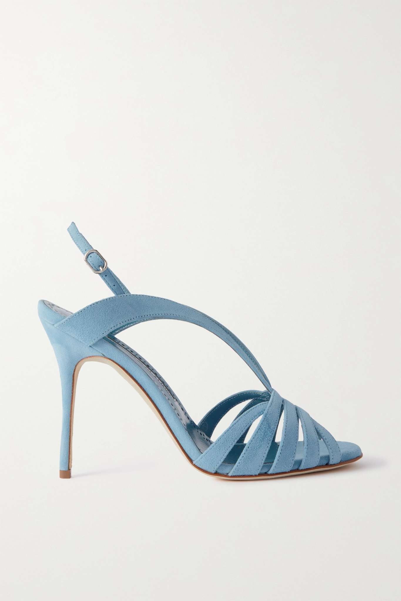 【MANOLO BLAHNIK 】BIG SALE ★Sardina 105mm スエードサンダル Manolo Blahnik Sardina 105 suede slingback sandals